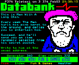 The Man With A Long Chin's first appearance